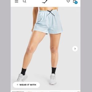 Gymshark CTY Shorts -Light Blue